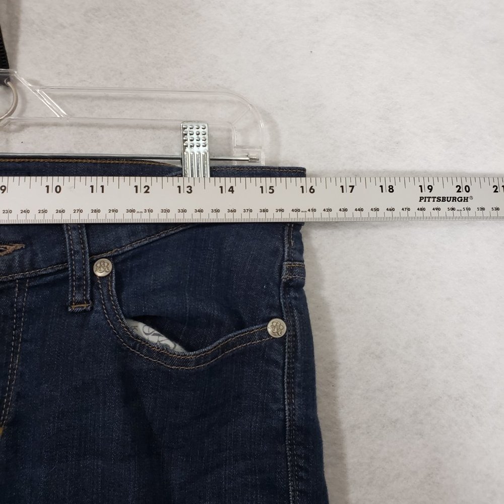 Rock & Republic Berlin Womens Jeans Dark Wash Blue Size 10 Stretch - Picture 3 of 9